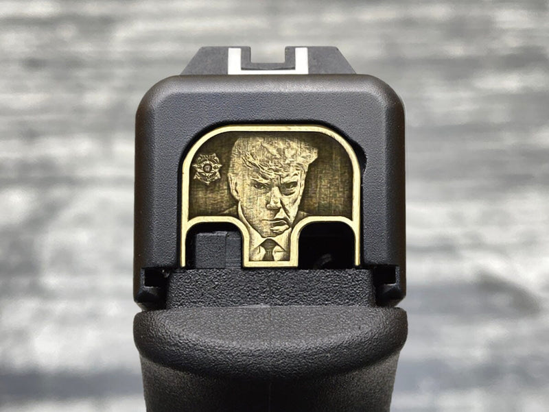 Load image into Gallery viewer, Milspin 3D Trump Mugshot Slide Back Plate