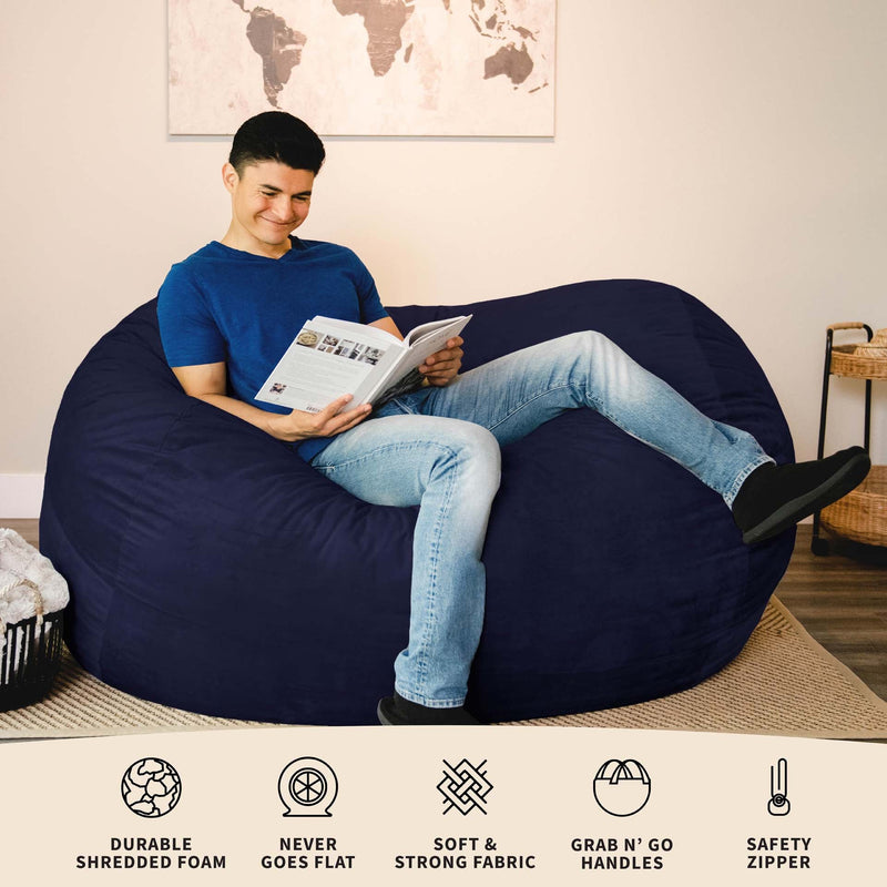 Load image into Gallery viewer, Fuf® 7Ft Foam Bean Bag