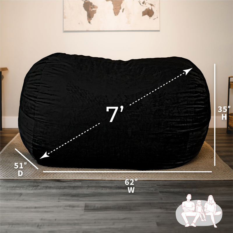 Load image into Gallery viewer, Fuf® 7Ft Foam Bean Bag