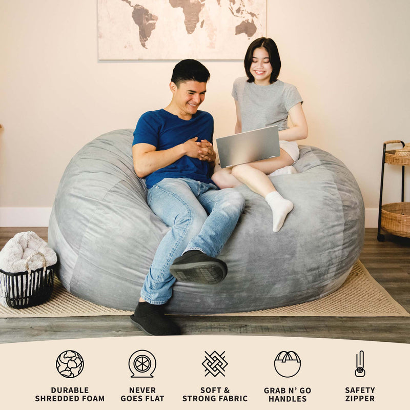 Load image into Gallery viewer, Fuf® 7Ft Foam Bean Bag