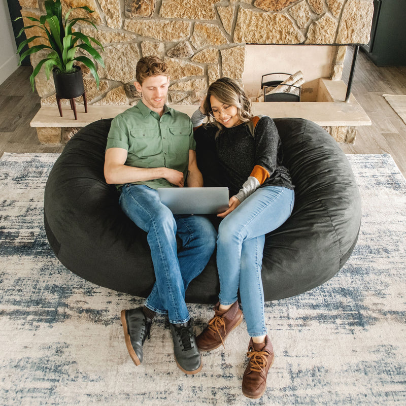Load image into Gallery viewer, Fuf® 6Ft Foam Bean Bag Lounger