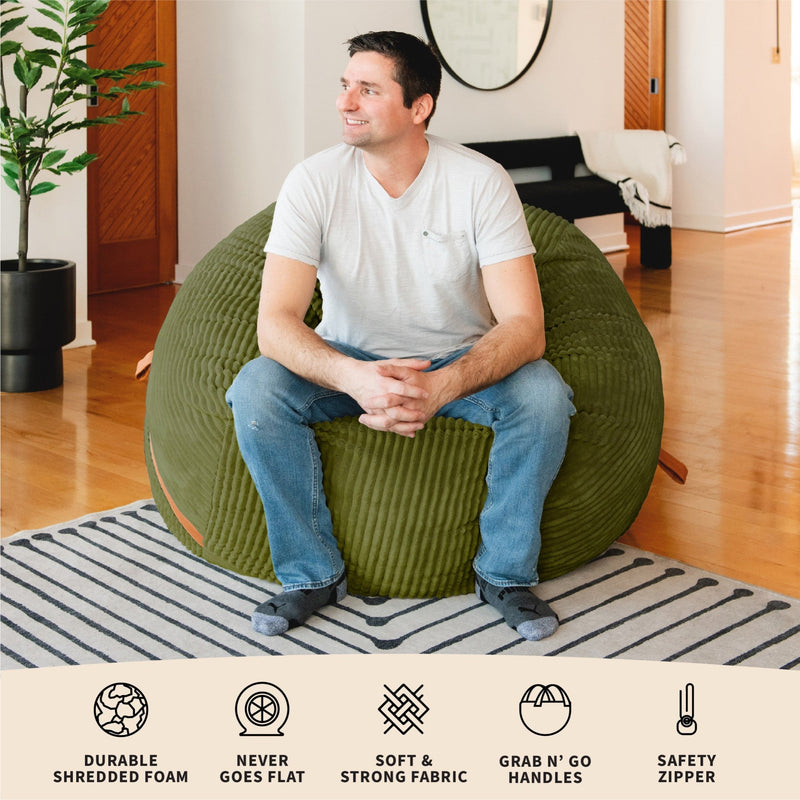 Load image into Gallery viewer, Fuf® 5Ft Foam Bean Bag
