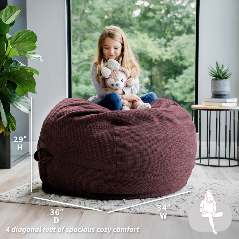 Load image into Gallery viewer, Fuf® 4Ft Foam Bean Bag