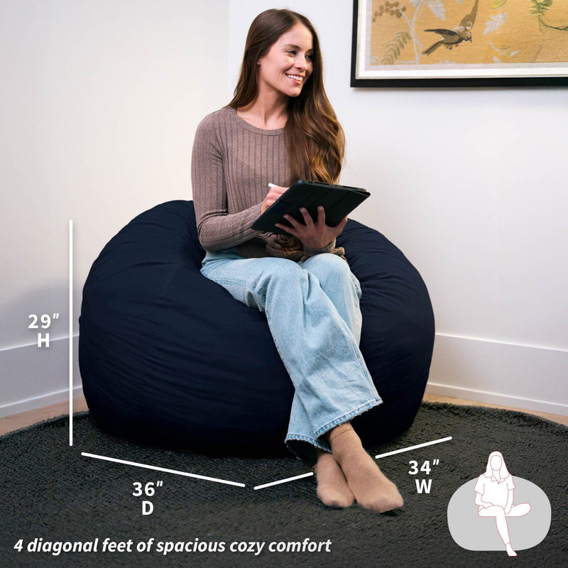 Load image into Gallery viewer, Fuf® 4Ft Foam Bean Bag