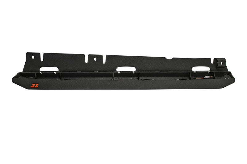 Load image into Gallery viewer, Jeep Wrangler JLU "Ambush Series" Side Steps / Rock Sliders w/ Integrated LED Rock Lights