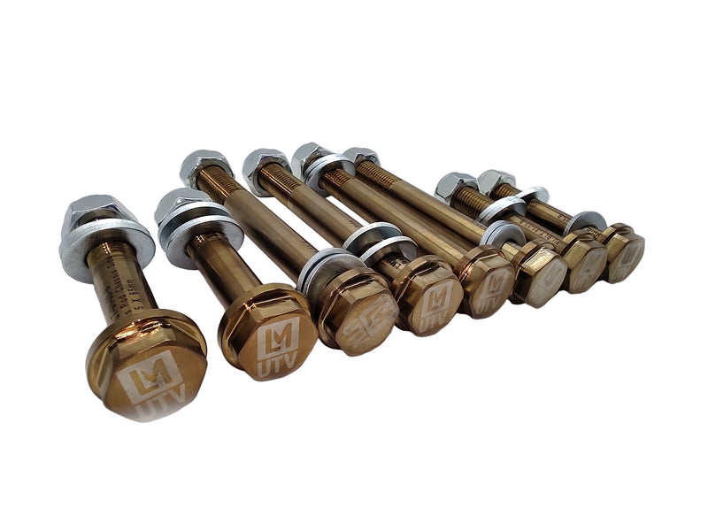 Load image into Gallery viewer, Polaris RZR TurboS High Strength Rear Radius Rod Bolt Kit