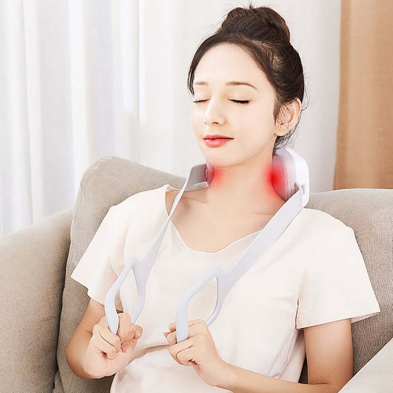 Load image into Gallery viewer, Bella2Bello NASSA 3D Portable Smart Neck Massager with Heat (White) 10385