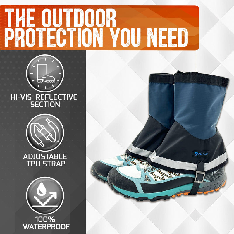 Load image into Gallery viewer, Pike Trail Mid Length Gaiters Small/Medium Adjustable Fit