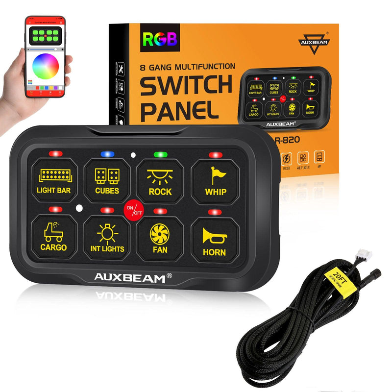 Load image into Gallery viewer, AR Series 6/8 Gang LED Switch Panel,Off Road Light Controller