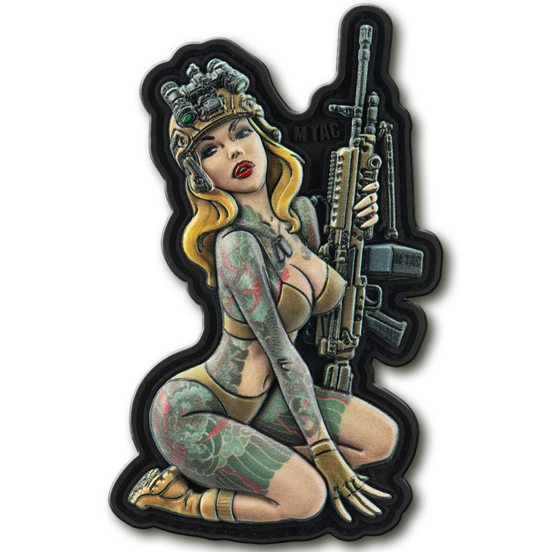 Load image into Gallery viewer, M-Tac Morale Patch Tactical Girl