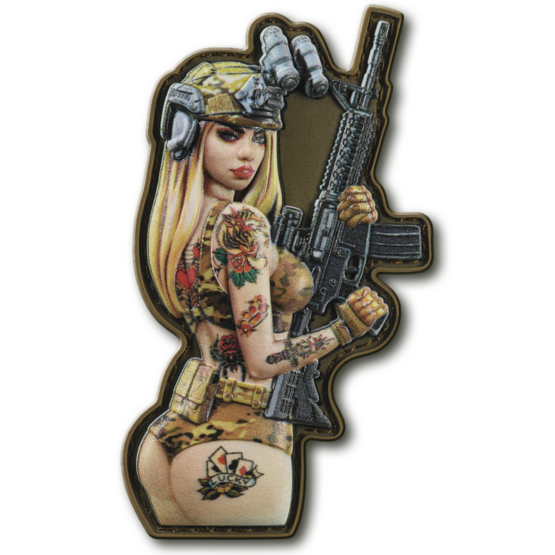 Load image into Gallery viewer, M-Tac Morale Patch Tactical Girl