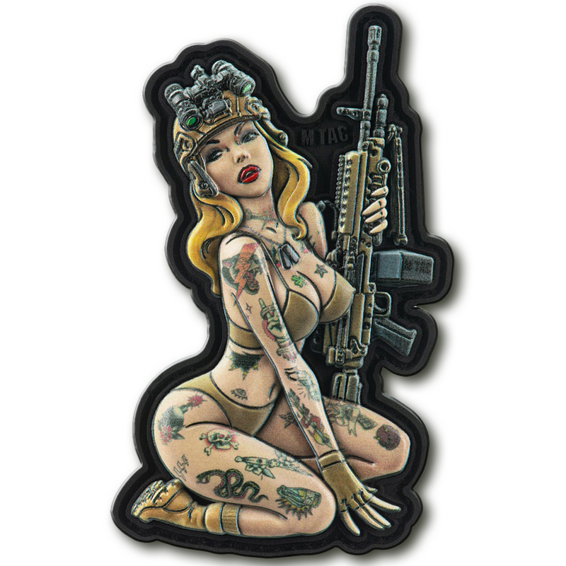 Load image into Gallery viewer, M-Tac Morale Patch Tactical Girl