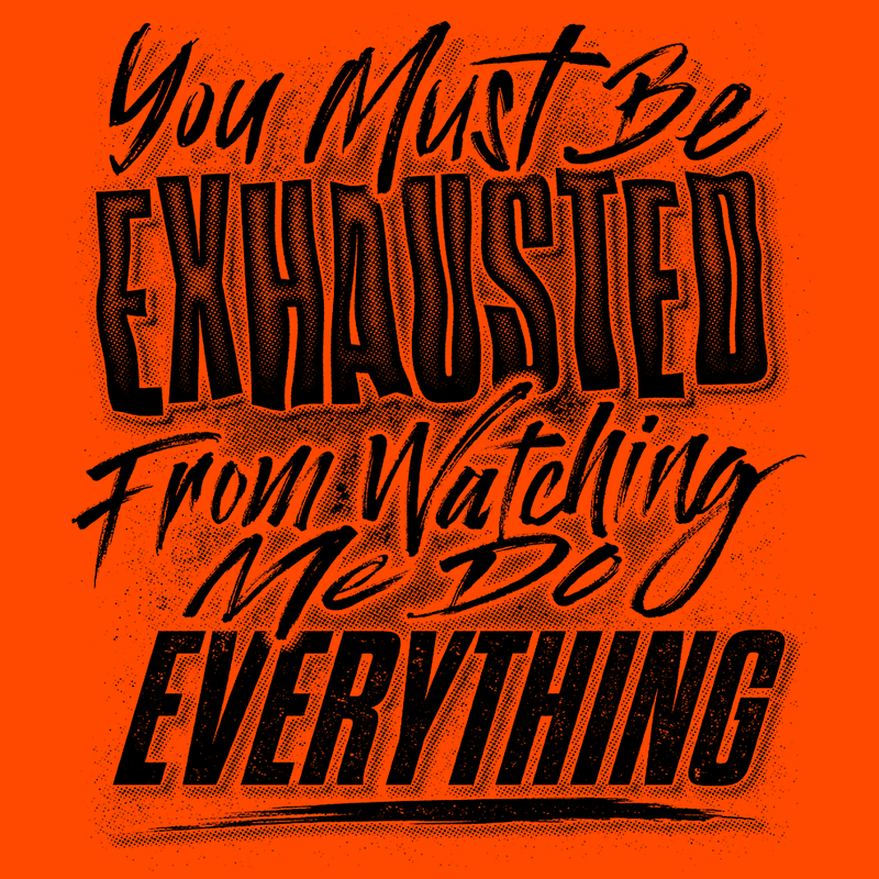 Load image into Gallery viewer, Exhausted - Long Sleeve Hi-Vis T-Shirt