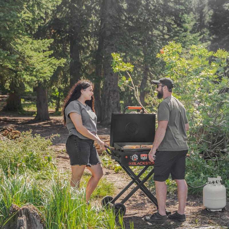Blackstone - On the Go 22" Griddle W/ Hood and Flexfold Legs - Skoutley Outdoors LLC