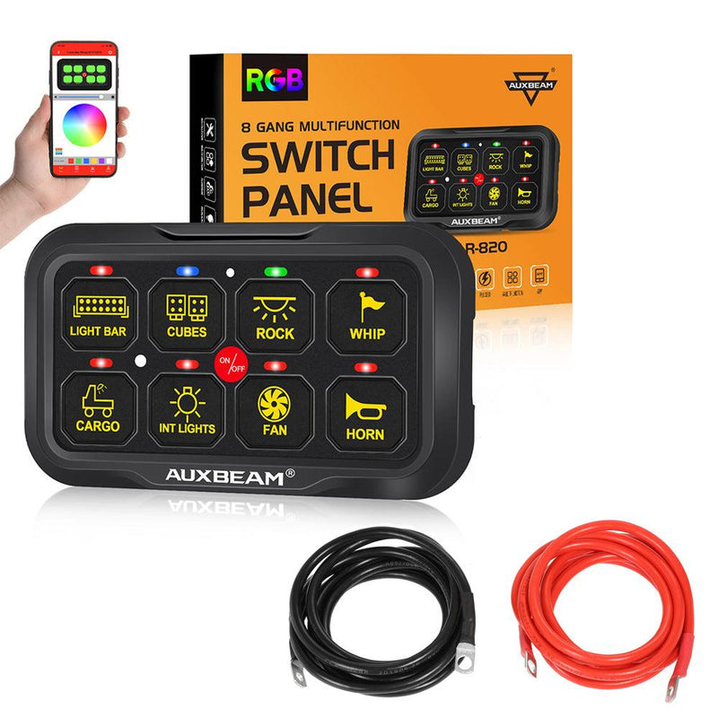 Load image into Gallery viewer, AR Series 6/8 Gang LED Switch Panel,Off Road Light Controller