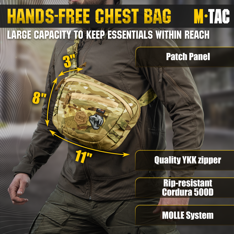Load image into Gallery viewer, M-Tac Elite Sphaera Large Bag Gen II with Loop Panel