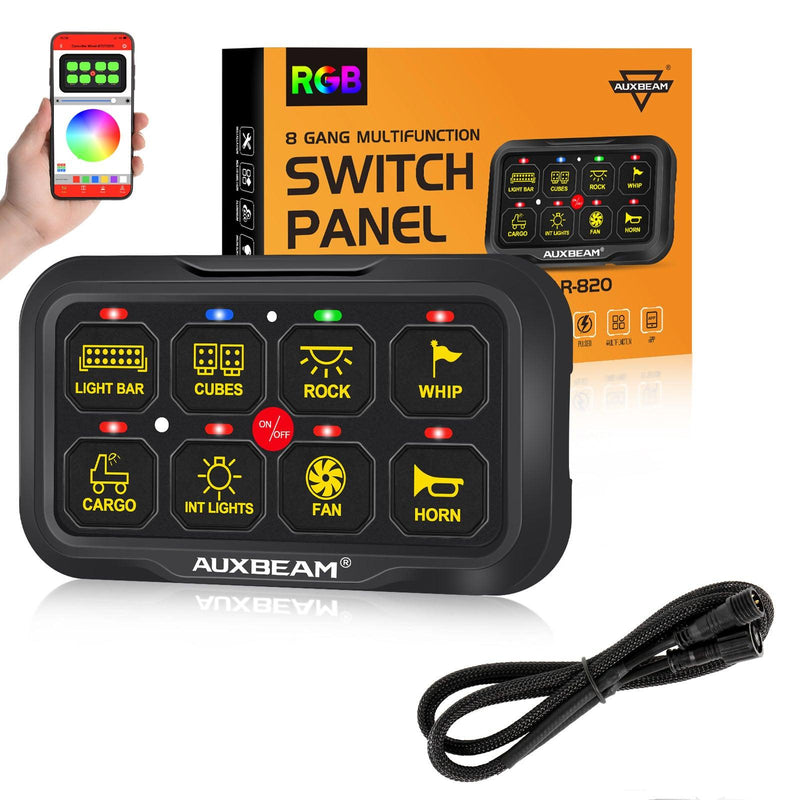 Load image into Gallery viewer, AR Series 6/8 Gang LED Switch Panel,Off Road Light Controller