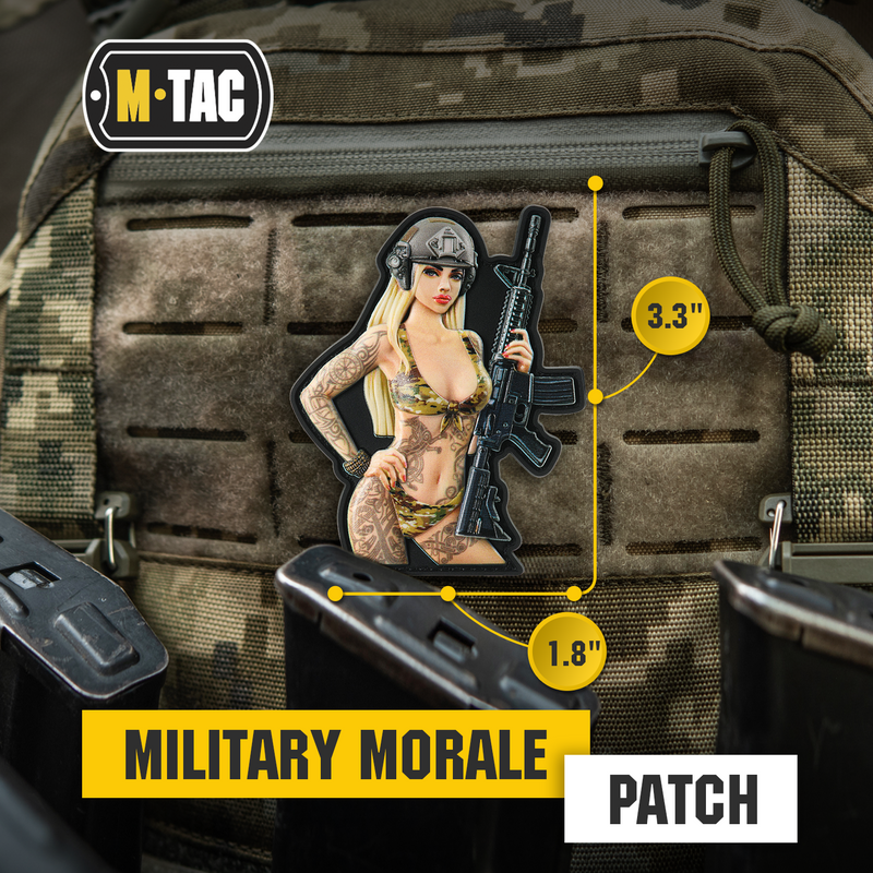 Load image into Gallery viewer, M-Tac Morale Patch Tactical Girl