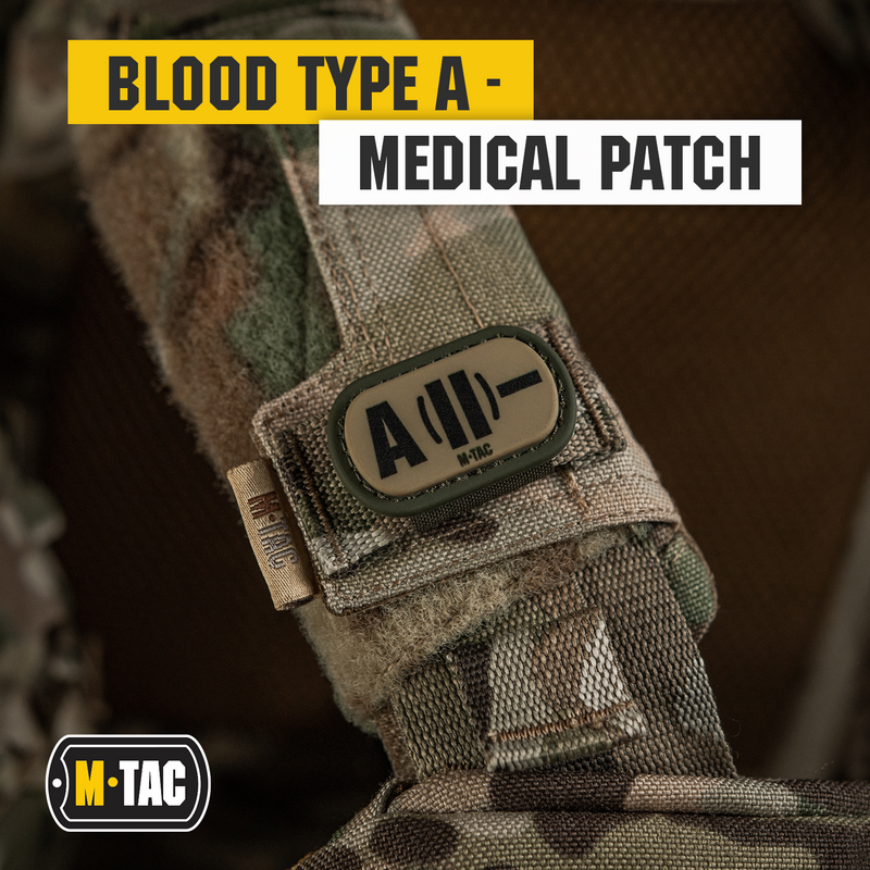 Load image into Gallery viewer, M-Tac Molle Medical Patch Blood Group