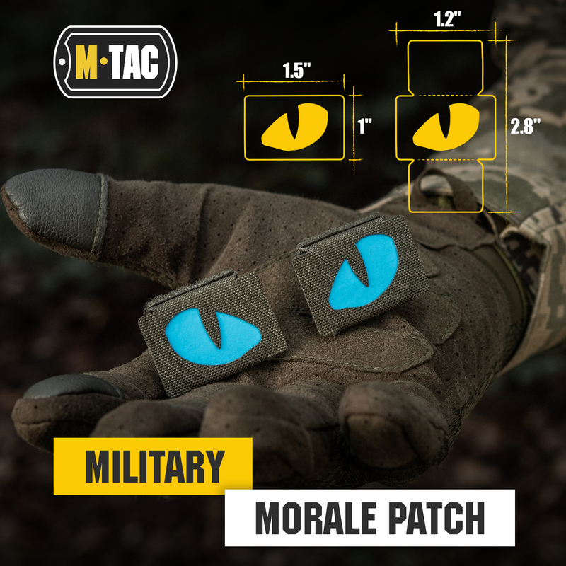 Load image into Gallery viewer, M-Tac Patch Tiger Eyes Laser Cut (couple)