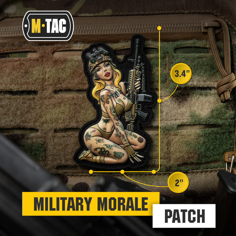 Load image into Gallery viewer, M-Tac Morale Patch Tactical Girl
