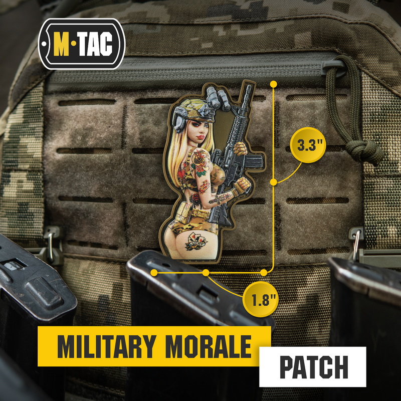 Load image into Gallery viewer, M-Tac Morale Patch Tactical Girl