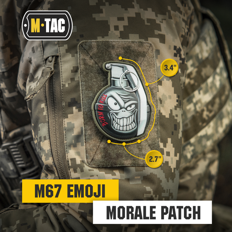 Load image into Gallery viewer, M-Tac M67 Grenade 3D PVC Patch