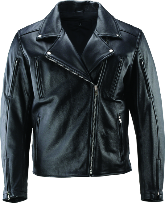 Kuryakyn Leather By River Road Ironclad Classic Leather Jacket Black - XL