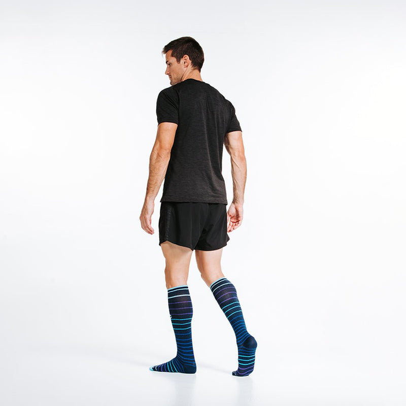 Load image into Gallery viewer, Marathon, Navy Blue Lines