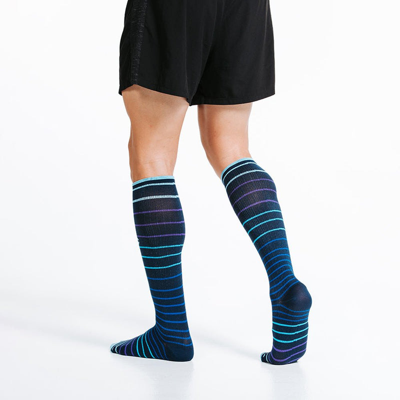 Load image into Gallery viewer, Marathon, Navy Blue Lines