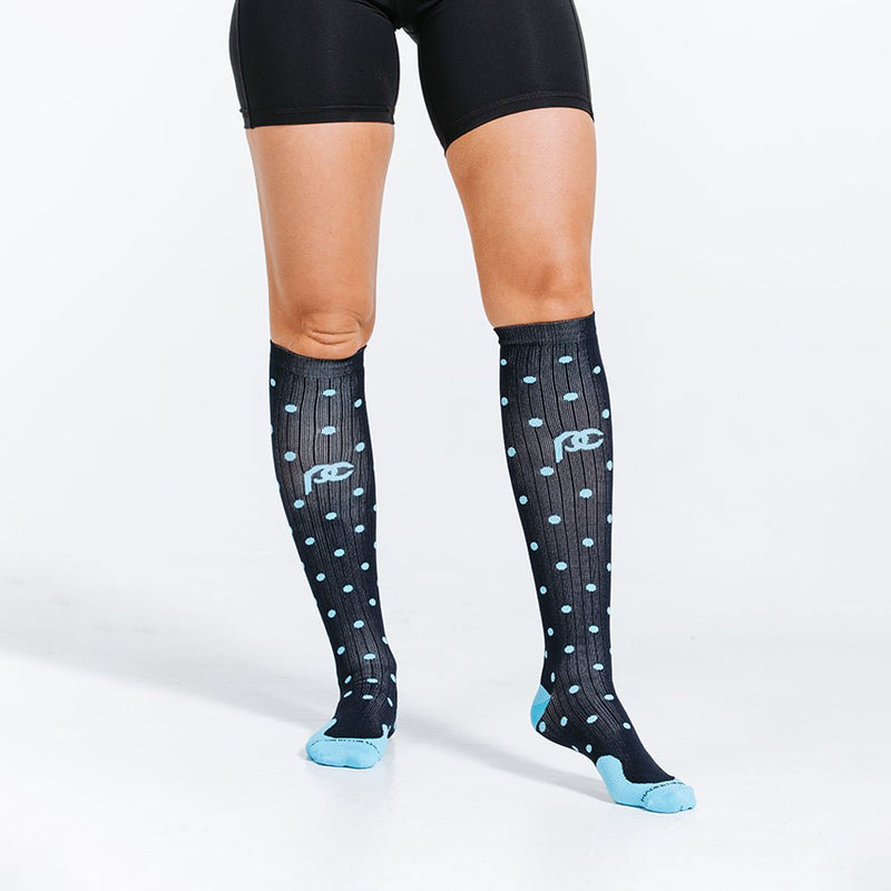 Load image into Gallery viewer, Marathon, Navy Dots