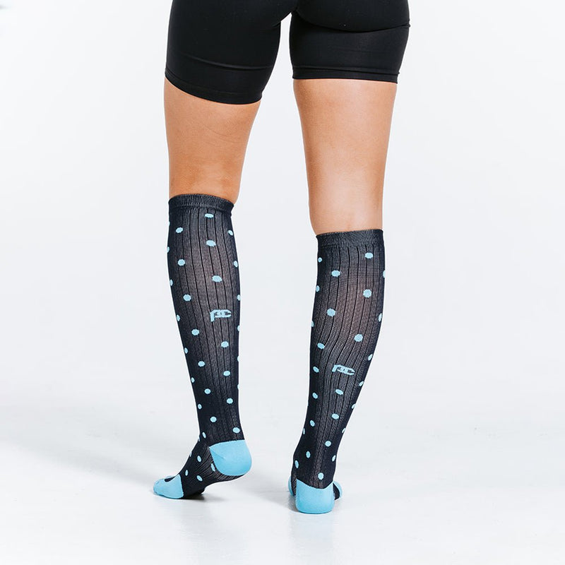 Load image into Gallery viewer, Marathon, Navy Dots