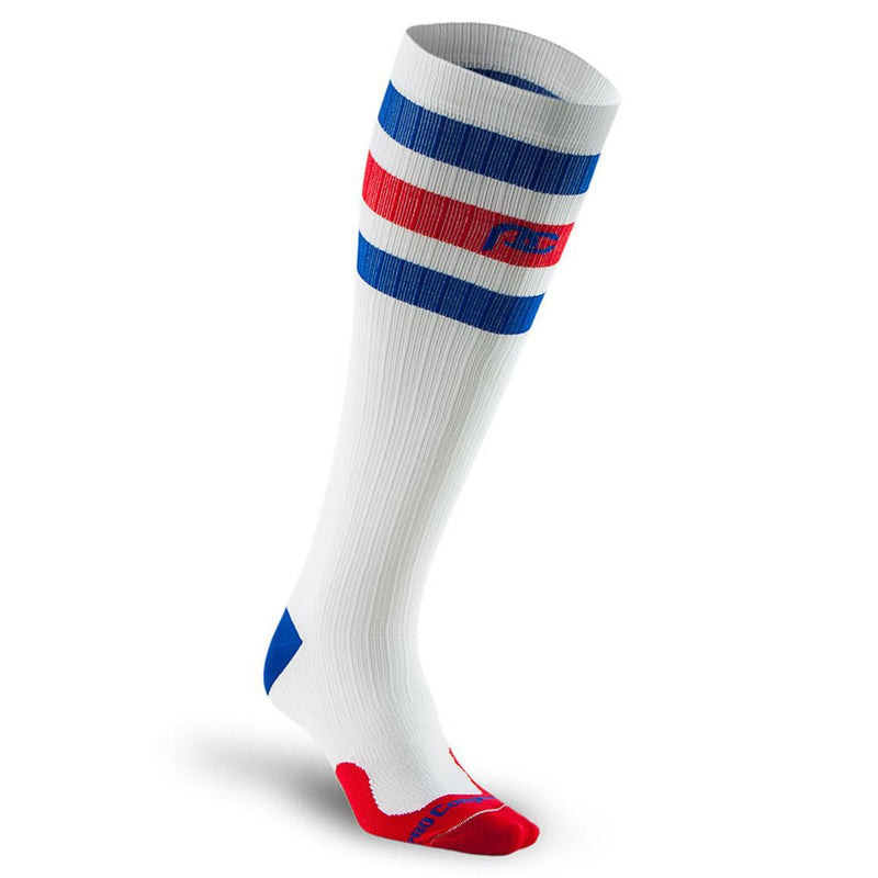 Load image into Gallery viewer, Marathon, White, Red and Blue Stripe