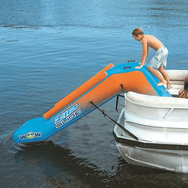 Load image into Gallery viewer, WOW Watersports Inflatable Pontoon Zip Slide for Boats