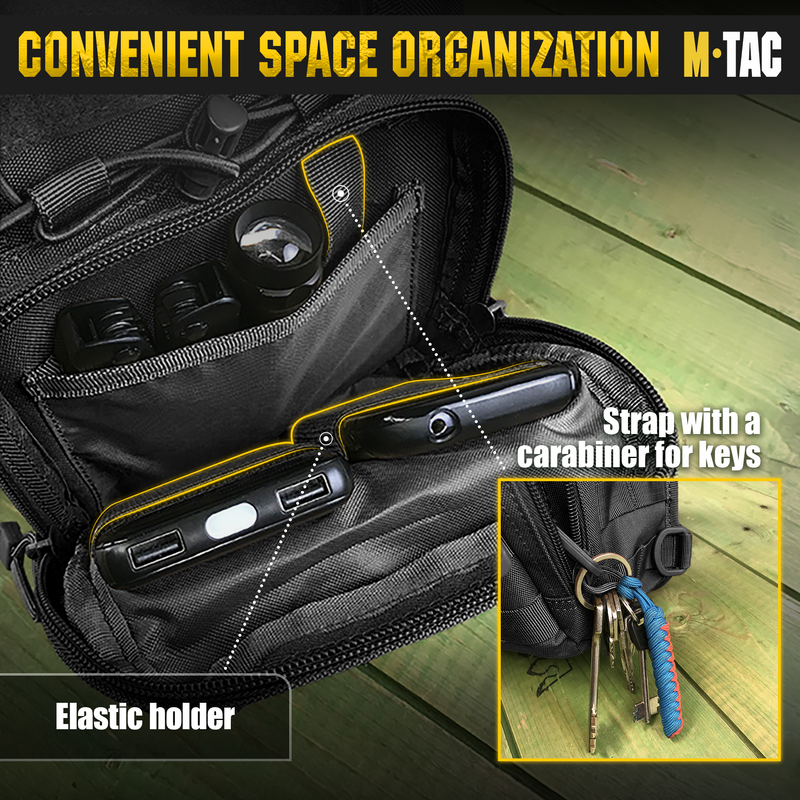 Load image into Gallery viewer, M-Tac Urban Line City Patrol Carabiner Bag