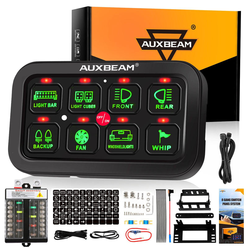 Load image into Gallery viewer, Single Series 6/8 Gang LED Switch Panel,Off Road Light Controller
