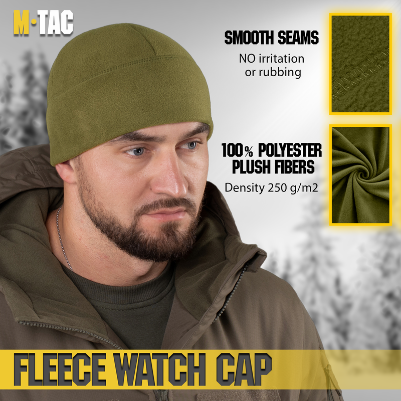 Load image into Gallery viewer, M-Tac Elite Fleece Watch Cap (250 g/m2)