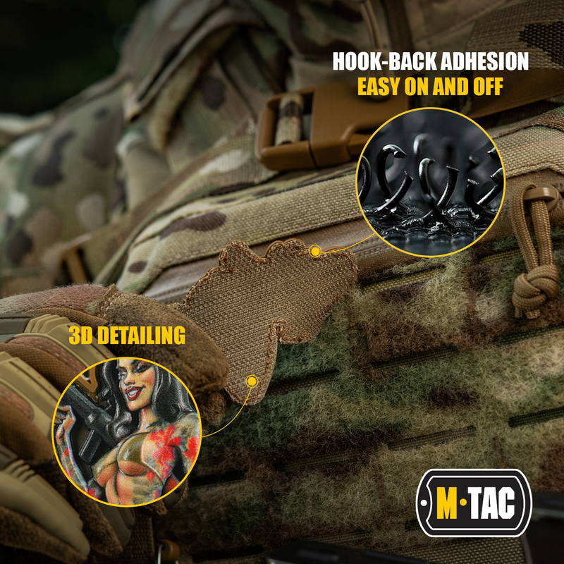 Load image into Gallery viewer, M-Tac Morale Patch Tactical Girl