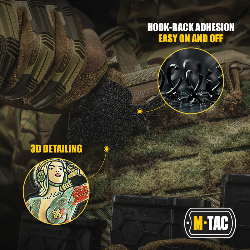 Load image into Gallery viewer, M-Tac Morale Patch Tactical Girl