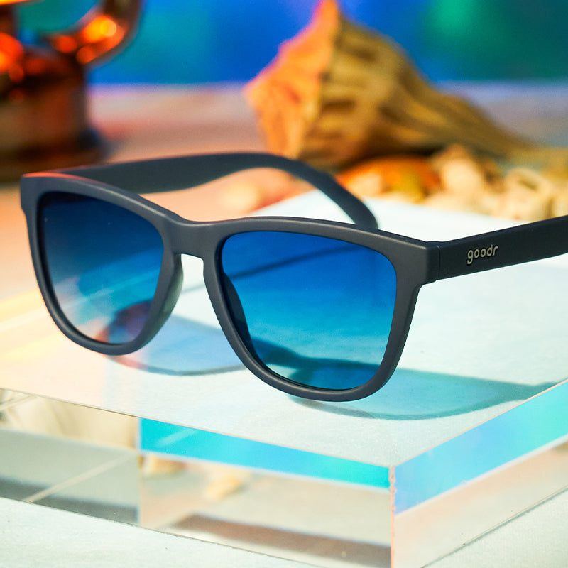 Load image into Gallery viewer, "Drinks Seawater, Sees Future" OG Polarized Sunglasses