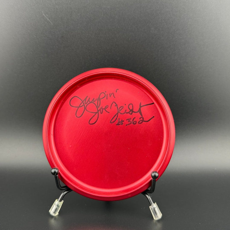 Load image into Gallery viewer, Metal Mini Marker *Signed* - Jumpin' Joe PDGA Ace Club