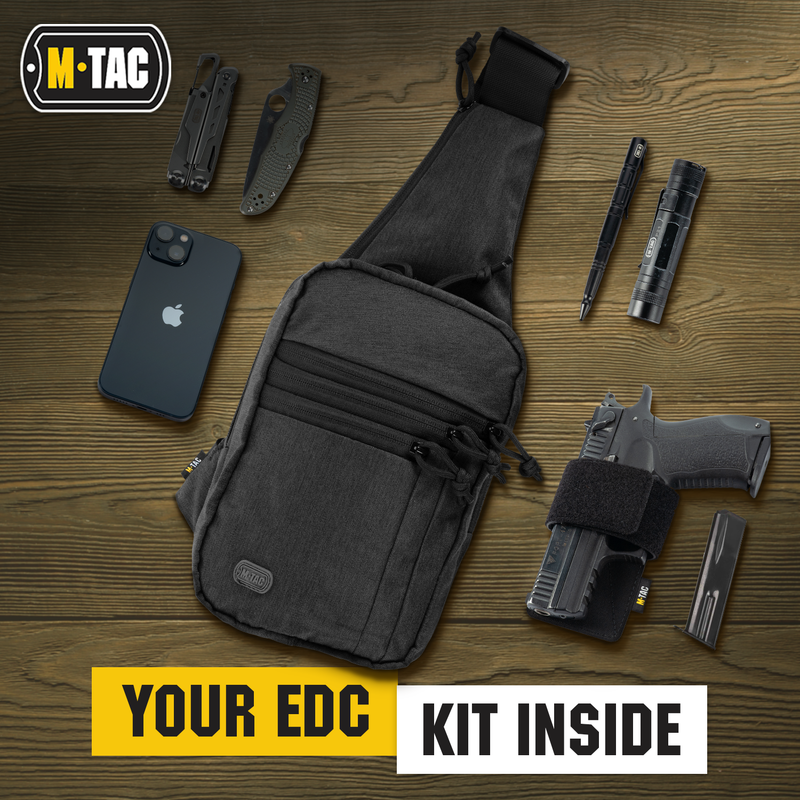 Load image into Gallery viewer, M-Tac LEFT-HANDED Tactical Sling Bag for Men with Holster