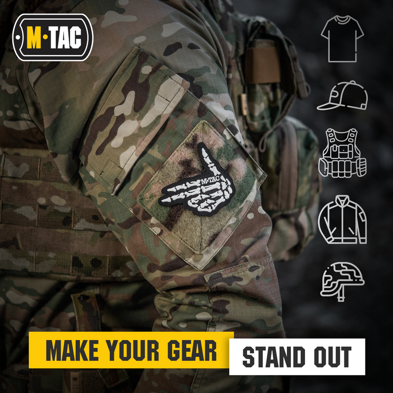 Load image into Gallery viewer, M-Tac GITD Patch Skeleton Shooter (Embroidered)