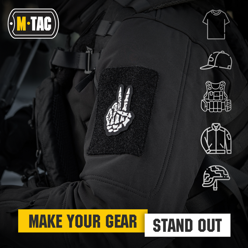 Load image into Gallery viewer, M-Tac GITD Patch Victory Hand (Embroidered)