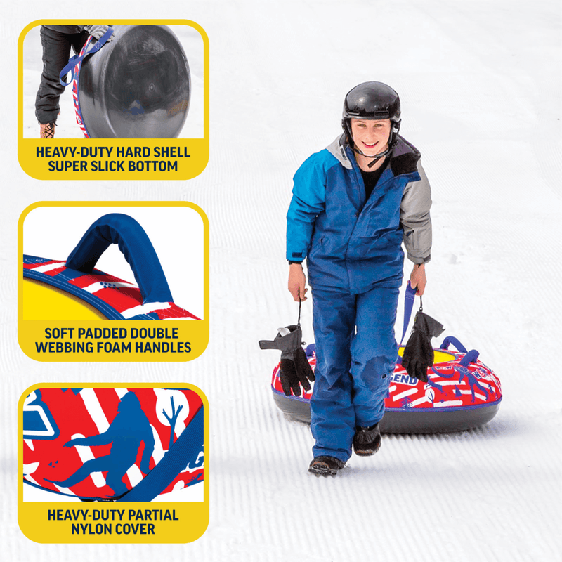 Load image into Gallery viewer, WOW Watersports Legend Hard-Bottom Snow Tube
