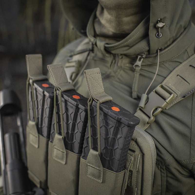 Load image into Gallery viewer, M-Tac Elastic Triple Mag Pouch Elite
