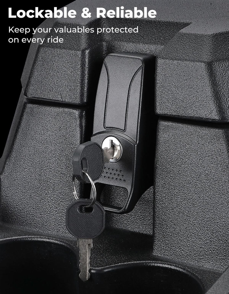 Load image into Gallery viewer, UTV Bench Seat Center Console Box for Polaris Ranger XP 1000/Crew 2017-2026