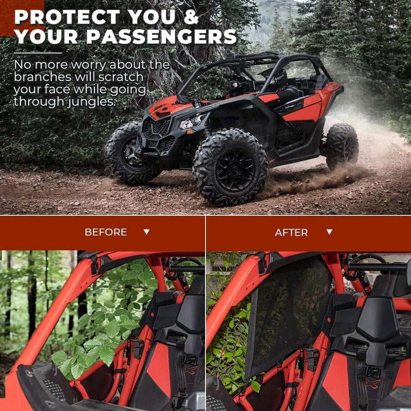 Load image into Gallery viewer, Upper Door Window Nets for Can Am Maverick X3/MAX - Set of Two