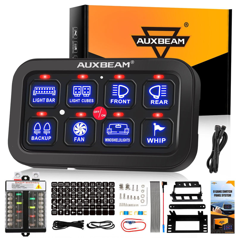 Load image into Gallery viewer, Single Series 6/8 Gang LED Switch Panel,Off Road Light Controller