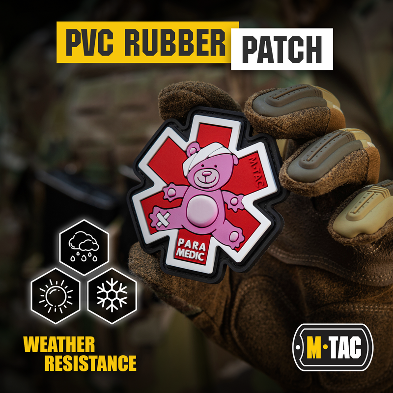 Load image into Gallery viewer, M-Tac Morale Patch Paramedic Bear PVC
